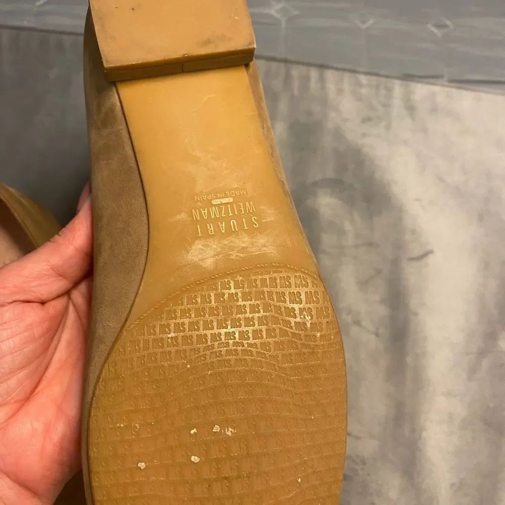 Stuart Weitzman suede flats, size 8 - Picture 7 of 8
